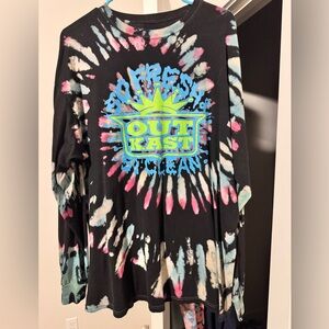 OutKast Tie-Dye Graphic Long Sleeve Shirt